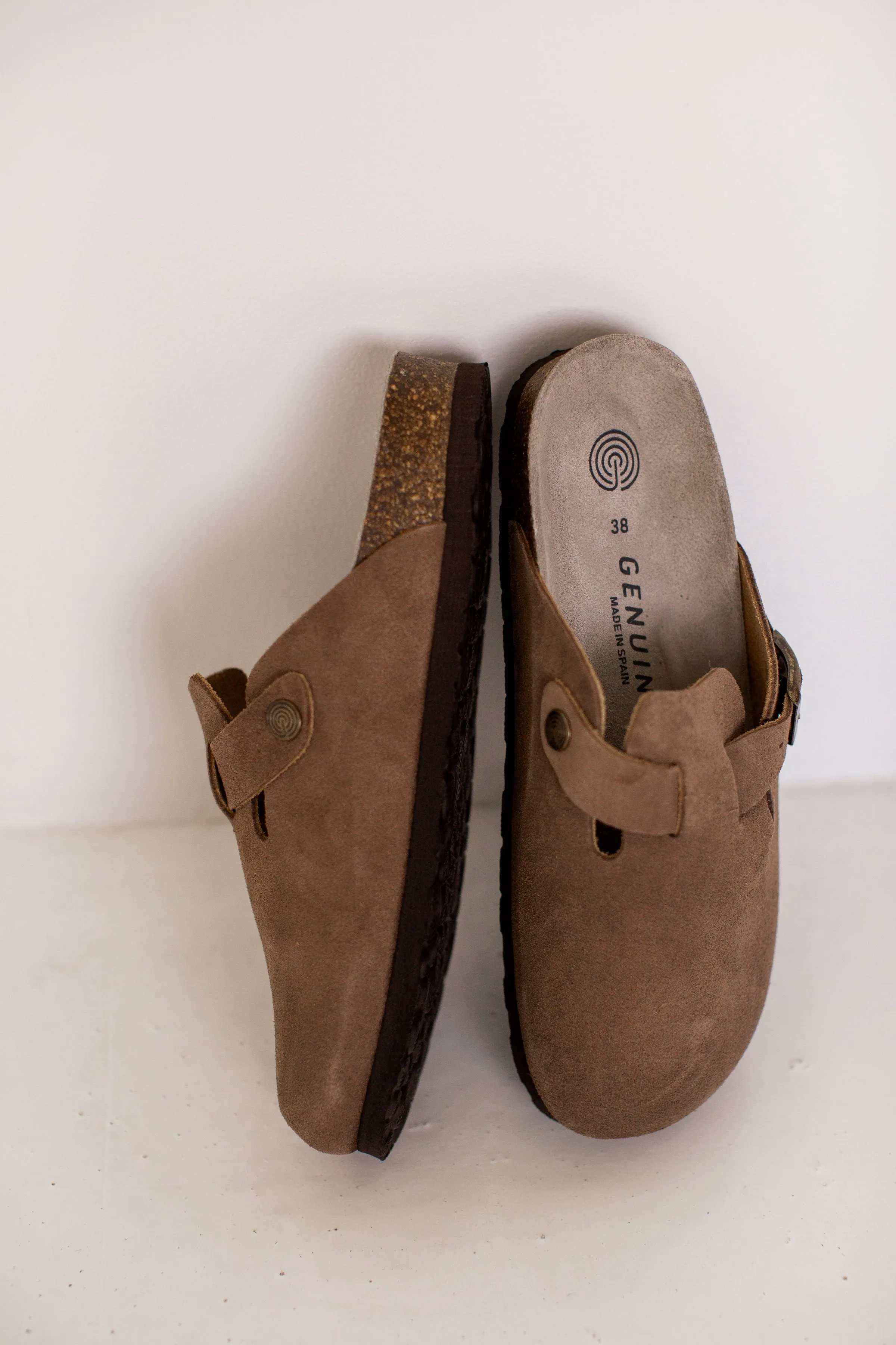 Mocha Suede Boston Clogs from Tacoma - Enhanced Title