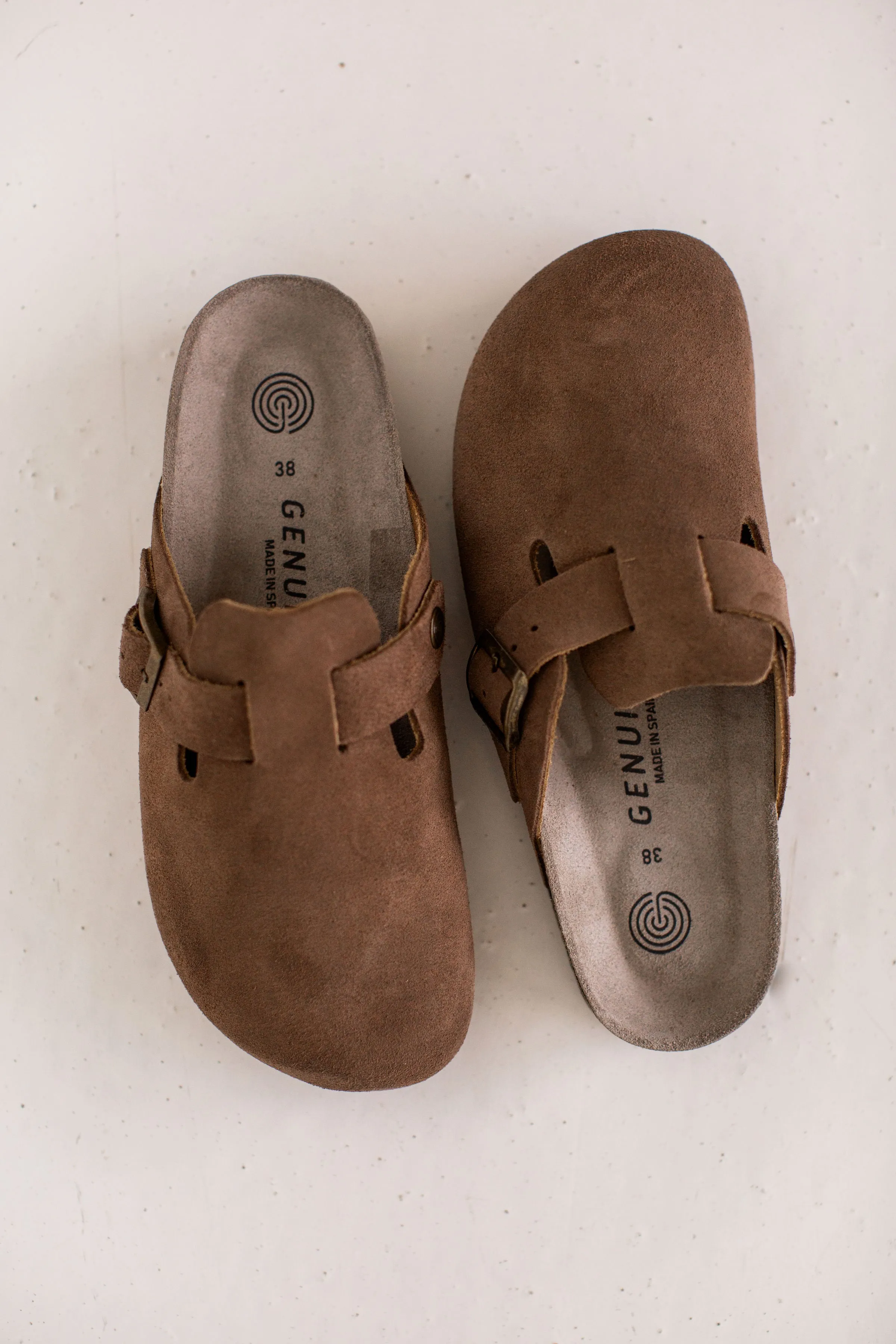 Mocha Suede Boston Clogs from Tacoma - Enhanced Title