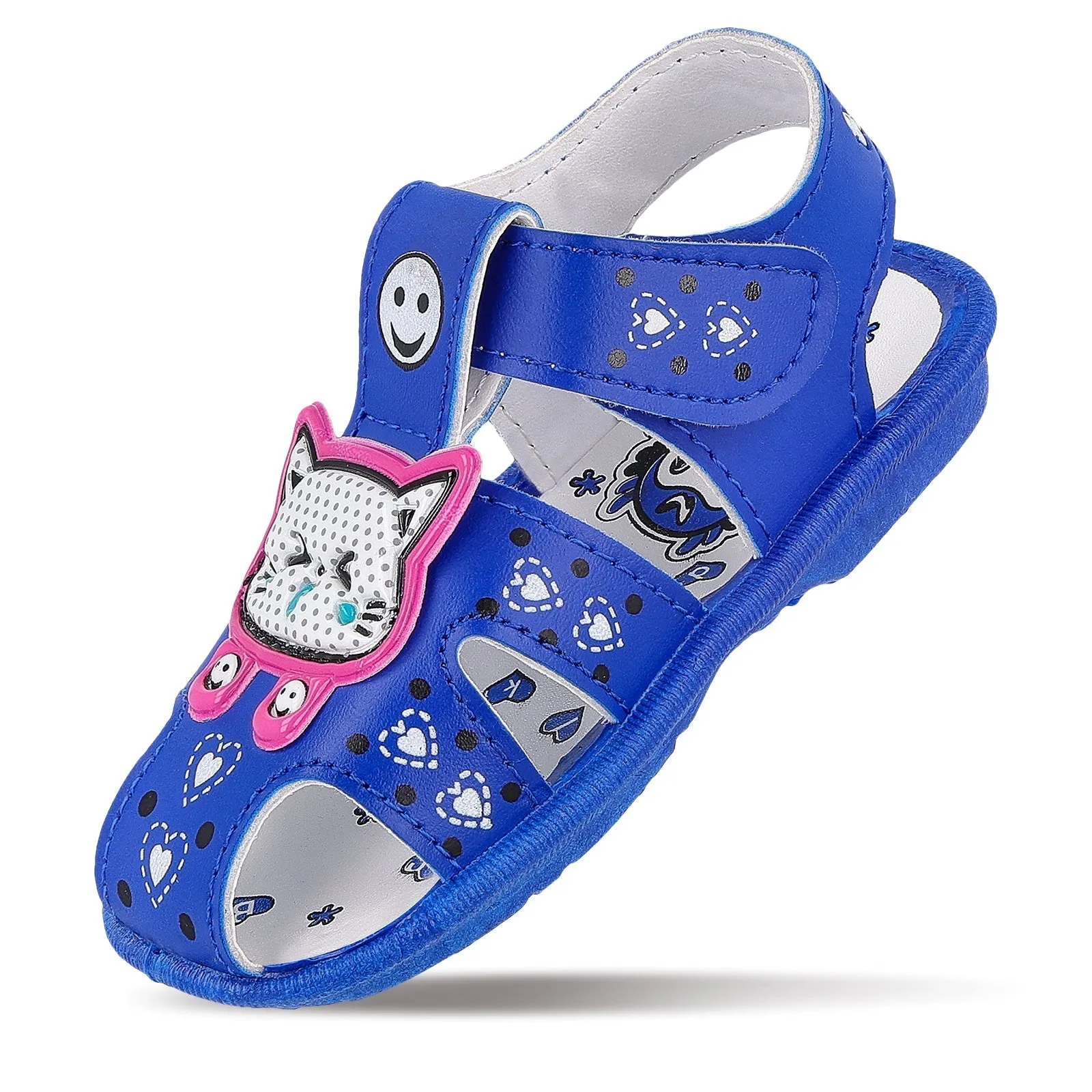 Walkaroo Kids Cartoonic Fisherman Sandals  - WK375 Blue